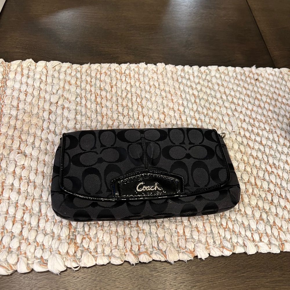 Coach Black clutch